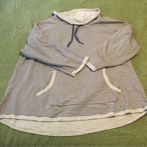 CJ Banks fleece cow neck shirt size 3x